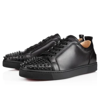 Louis Junior Spikes – Zapatillas – Piel de becerro y tachuelas – Negro – Hombre Louis Junior Spikes – Zapatillas – Piel de becerro y tachuelas – Negro – Hombre