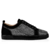 Louis Junior Strass – Zapatillas – Ante de becerro y strass – Negro – Hombre Louis Junior Strass – Zapatillas – Ante de becerro y strass – Negro – Hombre