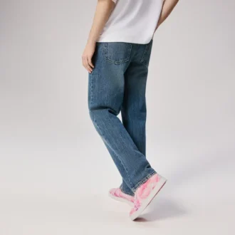 Louis Junior – Zapatillas – Tejido chino con estampado de peonías – Multicolor – Hombre
