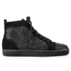 Louis Strass – Zapatillas – Ante de becerro y strass – Negro – Hombre