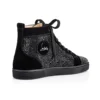 Louis Strass – Zapatillas – Ante de becerro y strass – Negro – Hombre