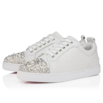 louise junior perla zapatillas crep satinado piel de becerro y perlas blanco mujer 1 330x330 - Louise Junior Perla - Zapatillas - Crep&eacute; satinado, piel de becerro y perlas - Blanco - Mujer