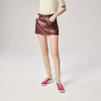 Mara Open – Zapatillas – Piel de becerro y tafetán de seda – Palacy – Mujer Mara Open – Zapatillas – Piel de becerro y tafetán de seda – Palacy – Mujer