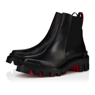 Marchacroche Dune – Botas – Piel de becerro encerada – Negro – Hombre