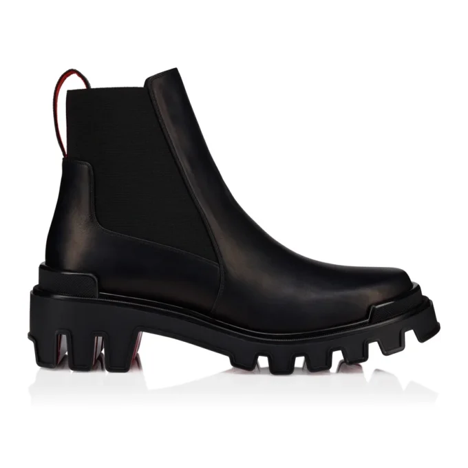 Marchacroche Dune – Botas – Piel de becerro encerada – Negro – Hombre