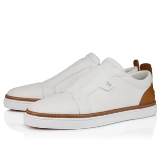 Marcontonio – Zapatillas – Piel de becerro – Blanco – Hombre