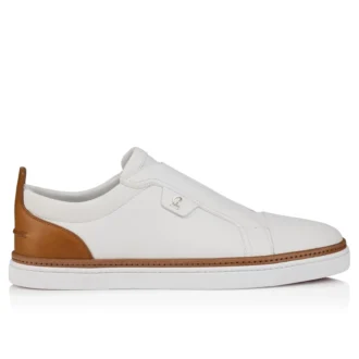 Marcontonio – Zapatillas – Piel de becerro – Blanco – Hombre