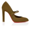 Mary Fannylove – Zapatos de tacón de 100 mm – Veau Velours – Bronzo – Mujer