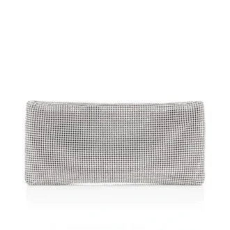 Maykimay – Bolso de mano – Malla y strass – Plata
