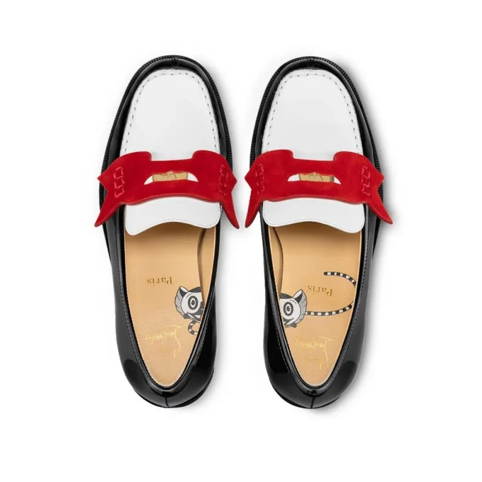 Mini Penny – Mocasines – Piel de becerro charol y ante de becerro – Multicolor – Niños