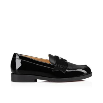 Mini Penny – Mocasines – Piel de becerro charol y gamuza – Negro – Niños Mini Penny – Mocasines – Piel de becerro charol y gamuza – Negro – Niños
