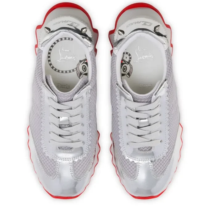 Mini Shark – Zapatillas deportivas – Piel de becerro – Plata – Niños Mini Shark – Zapatillas deportivas – Piel de becerro – Plata – Niños