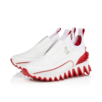 Mini Sharkyloub – Zapatillas deportivas – Piel de becerro y neopreno – Blanco – Niños