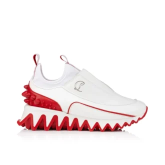 Mini Sharkyloub – Zapatillas deportivas – Piel de becerro y neopreno – Blanco – Niños