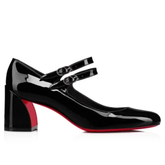 Miss Jane – Zapatos de salón Mary Jane de 55 mm – Piel de becerro charol – Negro – Mujer