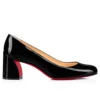 Miss Sab – Zapatos de tacón de 55 mm – Piel de becerro charol – Negro – Mujer Miss Sab – Zapatos de tacón de 55 mm – Piel de becerro charol – Negro – Mujer
