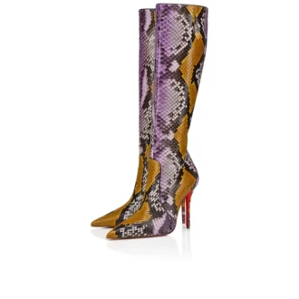 Miss Z Botta – Botas de 100 mm – Piel de pitón degradada – Amarillo Rhapsody – Mujer Miss Z Botta – Botas de 100 mm – Piel de pitón degradada – Amarillo Rhapsody – Mujer