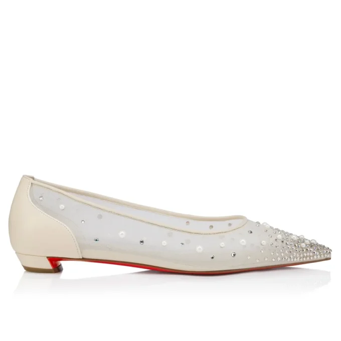Miss Z Degrastrassina Perla – Bailarinas – Malla, piel napa, strass y perlas – Negro – Mujer Miss Z Degrastrassina Perla – Bailarinas – Malla, piel napa, strass y perlas – Negro – Mujer