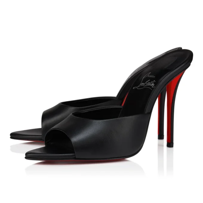 Miss Z Mule – Mules de 100 mm – Piel de cordero napa – Negro – Mujer Miss Z Mule – Mules de 100 mm – Piel de cordero napa – Negro – Mujer