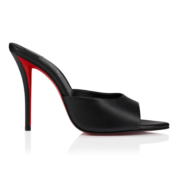 Miss Z Mule – Mules de 100 mm – Piel de cordero napa – Negro – Mujer Miss Z Mule – Mules de 100 mm – Piel de cordero napa – Negro – Mujer