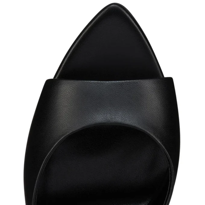 Miss Z Mule – Mules de 100 mm – Piel de cordero napa – Negro – Mujer Miss Z Mule – Mules de 100 mm – Piel de cordero napa – Negro – Mujer
