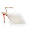 Miss Z Poupi – Sandalias de tiras de 100 mm – Satén crepé – Blush – Mujer