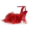 Miss Z Poupi – Sandalias de tiras de 100 mm – Satén crepé – Fever – Mujer