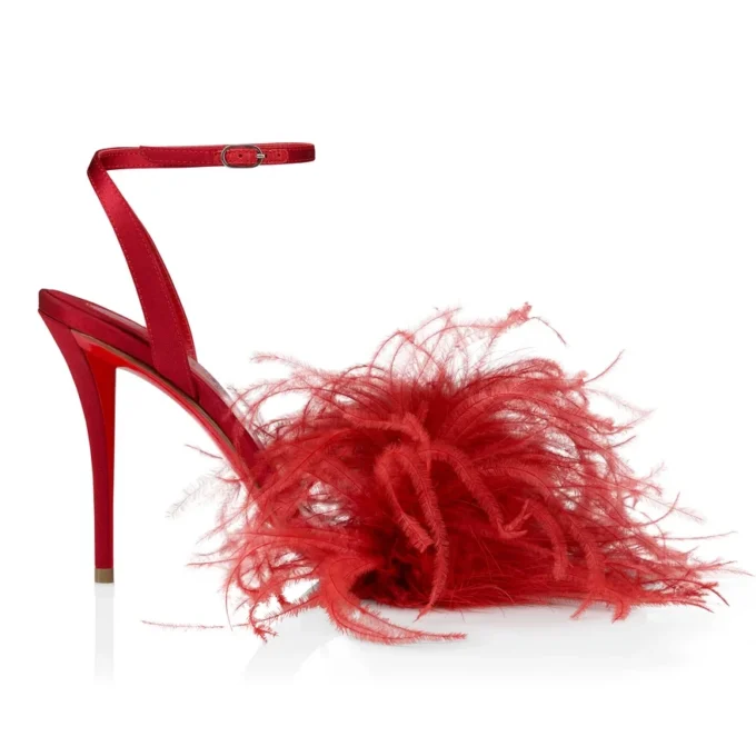 Miss Z Poupi – Sandalias de tiras de 100 mm – Satén crepé – Fever – Mujer
