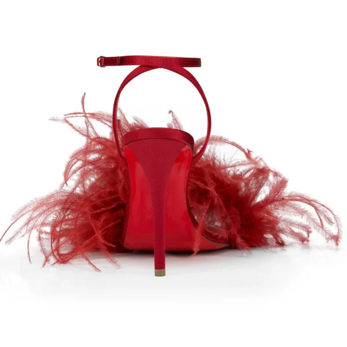 Miss Z Poupi – Sandalias de tiras de 100 mm – Satén crepé – Fever – Mujer