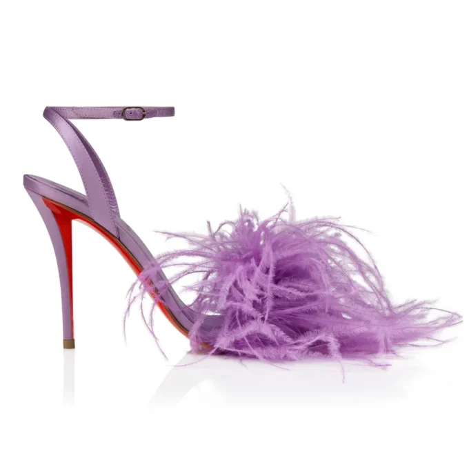 Miss Z Poupi – Sandalias de tiras de 100 mm – Satén crepé – Rhapsody – Mujer