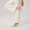 Miss Z Riviera Strass – Zapatos de tacón con tiras de 80 mm – Malla, piel napa y perlas – Bianco – Mujer Miss Z Riviera Strass – Zapatos de tacón con tiras de 80 mm – Malla, piel napa y perlas – Bianco – Mujer