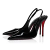 Miss Z Sling Back – Zapatos de tacón con talón abierto de 100 mm – Piel de becerro charol – Negro – Mujer Miss Z Sling Back – Zapatos de tacón con talón abierto de 100 mm – Piel de becerro charol – Negro – Mujer