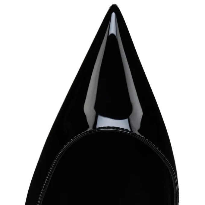 Miss Z Sling Back – Zapatos de tacón con talón abierto de 100 mm – Piel de becerro charol – Negro – Mujer Miss Z Sling Back – Zapatos de tacón con talón abierto de 100 mm – Piel de becerro charol – Negro – Mujer