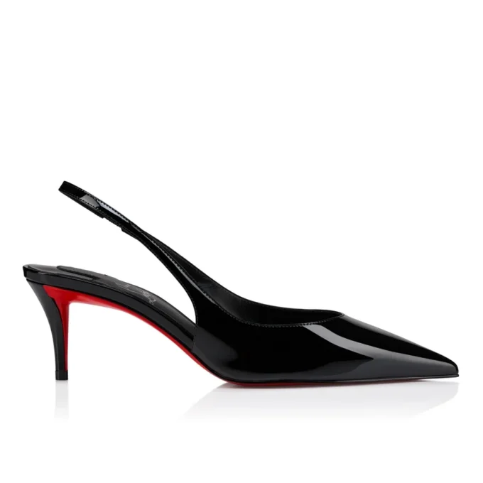 Miss Z Sling Back – Zapatos de tacón con talón abierto de 60 mm – Piel de becerro charol – Negro – Mujer Miss Z Sling Back – Zapatos de tacón con talón abierto de 60 mm – Piel de becerro charol – Negro – Mujer