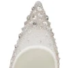 Miss Z Sparkling – Zapatos de tacón de 80 mm – Malla y strass – Versión marfil – Mujer