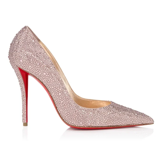 Miss Z Strass – Zapatos de tacón de 100 mm – Ante y strass – Rosa vintage – Mujer Miss Z Strass – Zapatos de tacón de 100 mm – Ante y strass – Rosa vintage – Mujer
