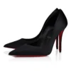 Miss Z Suola Strass – Zapatos de tacón de 100 mm – Satén crepé – Negro – Mujer Miss Z Suola Strass – Zapatos de tacón de 100 mm – Satén crepé – Negro – Mujer