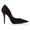 Miss Z Suola Strass – Zapatos de tacón de 100 mm – Satén crepé – Negro – Mujer Miss Z Suola Strass – Zapatos de tacón de 100 mm – Satén crepé – Negro – Mujer
