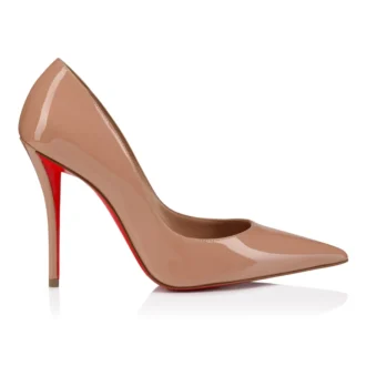 Miss Z – Zapatos de tacón de 100 mm – Piel de becerro charol – Blush – Mujer