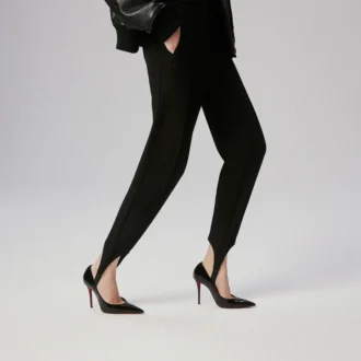 Miss Z – Zapatos de tacón de 100 mm – Piel de becerro charol – Negro – Mujer