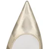 Miss Z – Zapatos de tacón de 100 mm – Piel de cordero napa laminada con diseño en forma de diamante – Platino Chiaro – Mujer Miss Z – Zapatos de tacón de 100 mm – Piel de cordero napa laminada con diseño en forma de diamante – Platino Chiaro – Mujer