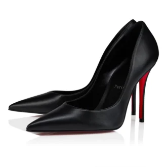 Miss Z – Zapatos de tacón de 100 mm – Piel de cordero napa – Negro – Mujer