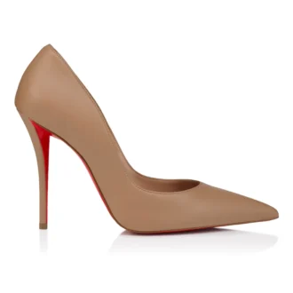 Miss Z – Zapatos de tacón de 100 mm – Piel de napa de cordero – Color rosa pálido – Mujer