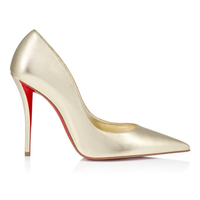 Miss Z – Zapatos de tacón de 100 mm – Piel napa laminada – Platino – Mujer Miss Z – Zapatos de tacón de 100 mm – Piel napa laminada – Platino – Mujer