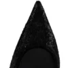 Miss Z – Zapatos de tacón de 100 mm – Terciopelo – Negro – Mujer