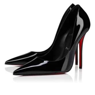 Miss Z – Zapatos de tacón de 120 mm – Piel de becerro charol – Negro – Mujer