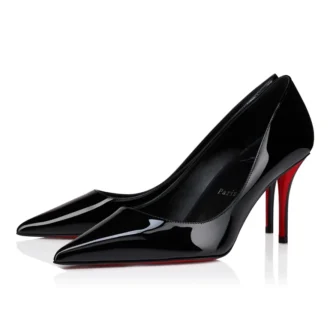 Miss Z – Zapatos de tacón de 80 mm – Piel de becerro charol – Negro – Mujer