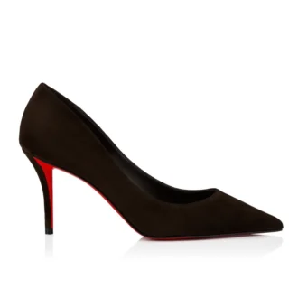 Miss Z – Zapatos de tacón de 80 mm – Veau Velours – Cafa – Mujer