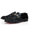 Mocallista – Mocasines – Cuero de serpiente de agua en patchwork – Negro – Mujer Mocallista – Mocasines – Cuero de serpiente de agua en patchwork – Negro – Mujer