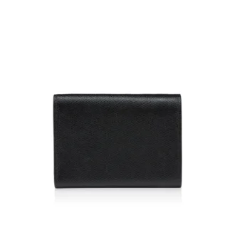 Mooncrest – Billetera compacta – Piel de becerro Alpin – Negro